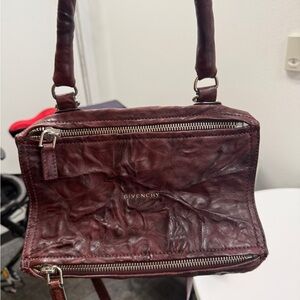 Givenchy Oxblood Leather Handbag